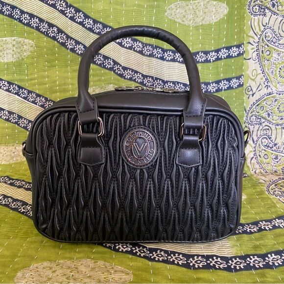 Valentino Orlandi Gunmetal Top Handle East West Hand Bag - Picture 3 of 16